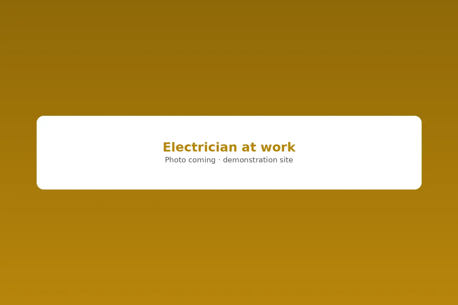 Electrician testing a breaker in an open panel