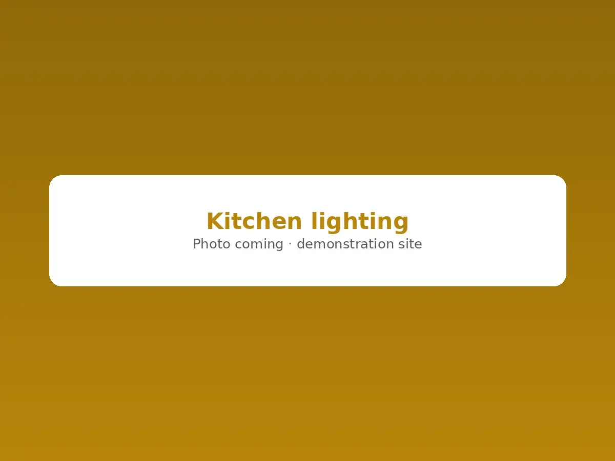 Pendant lights over a kitchen island